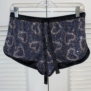Victoria’s Secret Sequin Heart Valentine Shorts